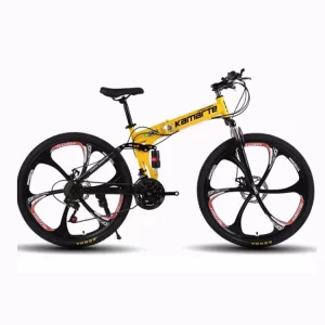 Bicycle 24 inch 26 inch folding bicycle 27 speed double disc brake folding mountain bike bicycle