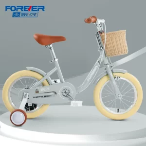 FOREVER 2023 New Child Kids Cycle 3-7 Years High Carbon Steel 18/20/22 Inch Children Bicycle For Kids