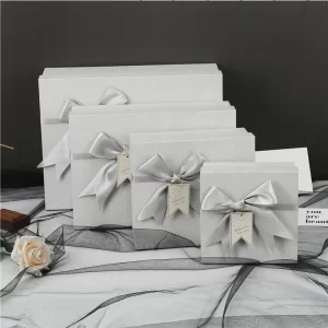 Chengruo Custom Emballage Caja Regalo Cajas Emballage Karton Verpackung Paper Box Packaging With Ribbon For Shoes Clothing Gift