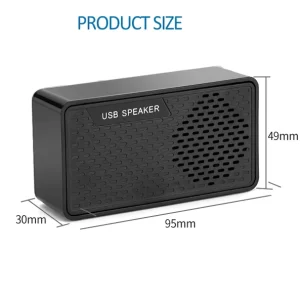 Computer Mini Speaker USB Subwoofer Pocket Speaker Desk USB 2.0 Multimedia Computer Car Speakers