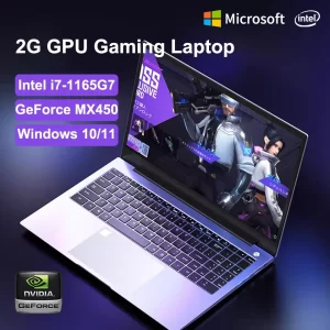 Laptop I7 Intel 11th 1165G7 15.6 inch Gaming 16GB 32GB RAM 512GB 1T 2T Business Wind ows 10 Notebook Pc Portable Computer Laptop